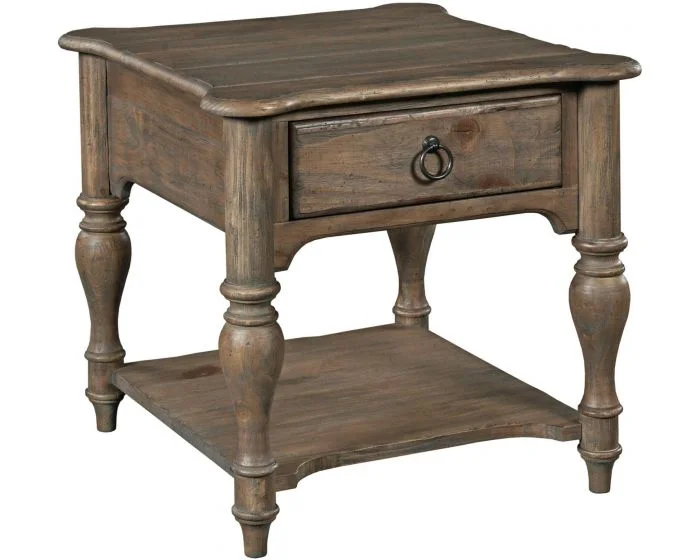 Kincaid Furniture Weatherford End Table in Heather