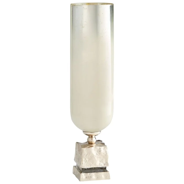 Large Isadora Vase – Silver-Grey-Smoke