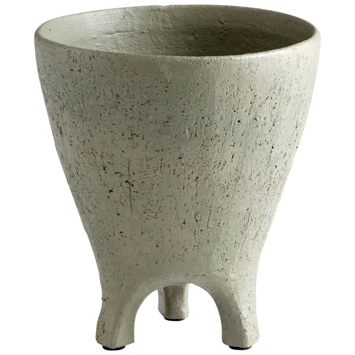 Large Molca Vase – Silver-Grey-Smoke