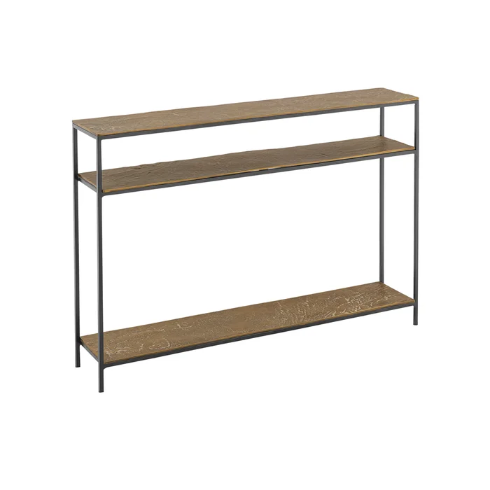 Lathi Brass Console Table