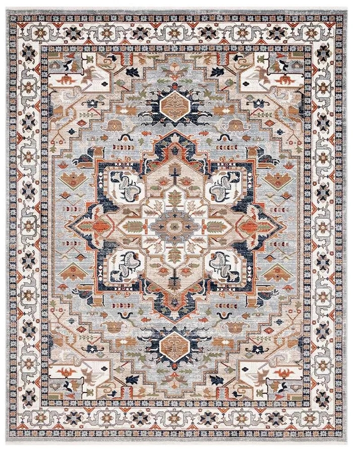 Lauren Ralph Lauren – 1116 Rug – 7-9in x 9-6inRECTANGLE – Grey / Beige Black