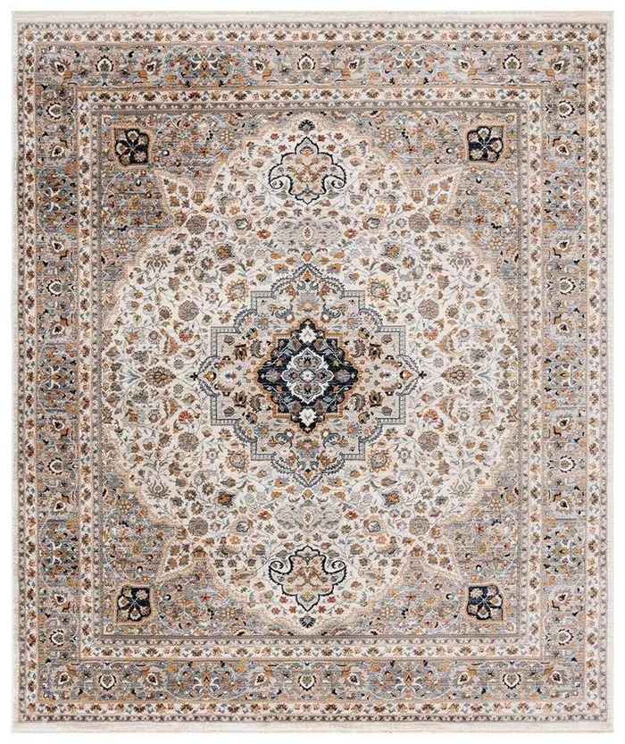 Lauren Ralph Lauren – 1120 Rug – 7-9in x 9-6inRECTANGLE – Ivory / Grey