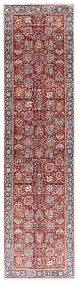 Lauren Ralph Lauren – 1412 Rug – 2 X 8 – Red / Navy Ivory