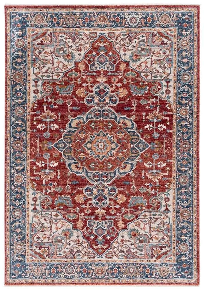 Lauren Ralph Lauren – 1414 Rug – 5 X 7 – Red / Ivory Blue