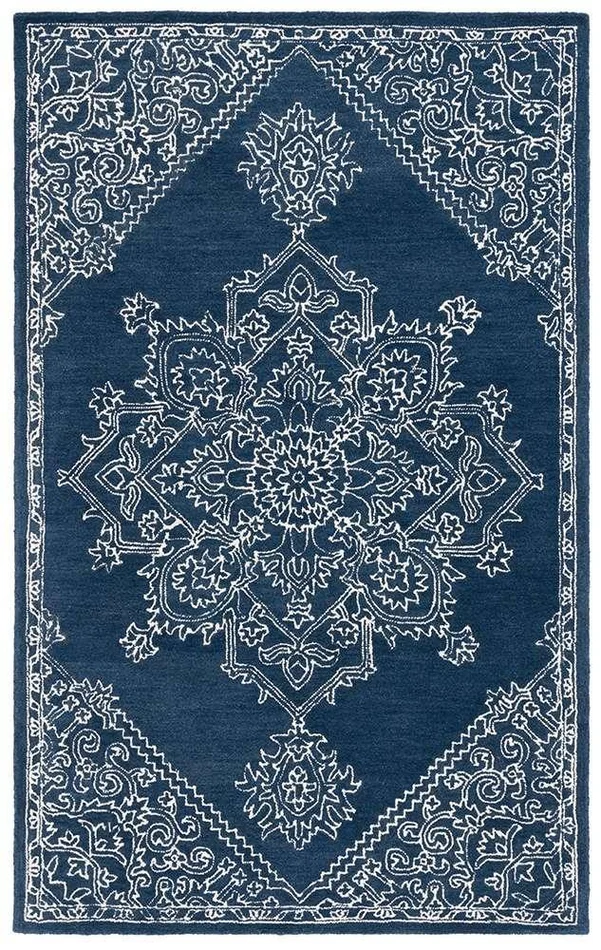 Lauren Ralph Lauren – 6604 Rug – 5 X 8 – Navy / Ivory