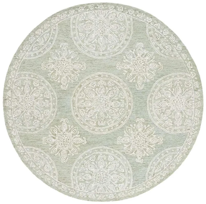 Lauren Ralph Lauren – 6936 Rug – 7 X 7 Round – Sage / Ivory