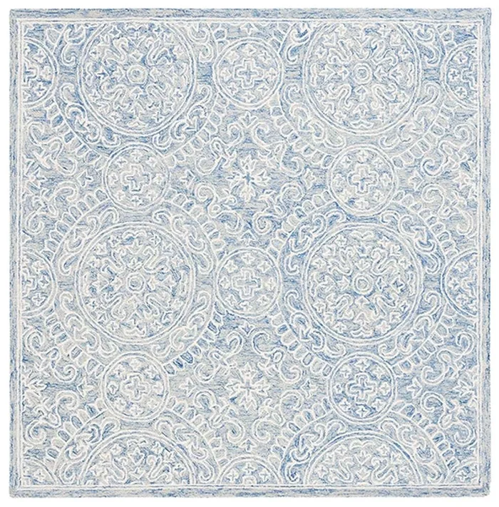 Lauren Ralph Lauren – 6937 Rug – 7 X 7 Square – Blue / Ivory