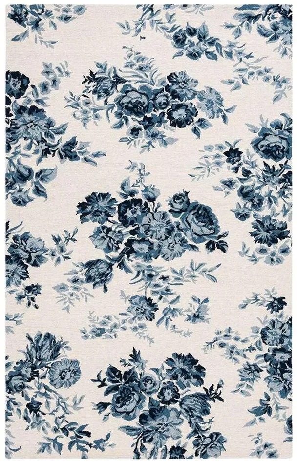 Lauren Ralph Lauren – 6946 Rug – 2-0in x 5-0in – Ivory / Navy