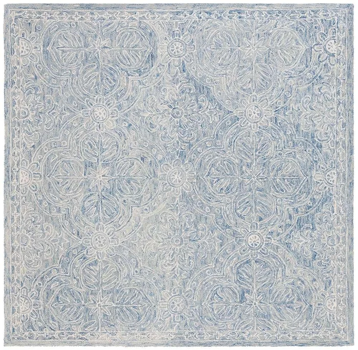 Lauren Ralph Lauren – Etienne Rug – 7 X 7 Square – Blue / Ivory