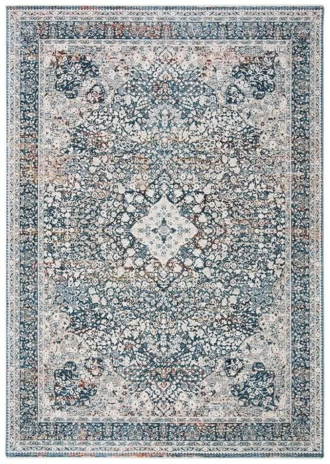 Lauren Ralph Lauren – Fleur Rug – 9-9in x 13-0in RECTANGLE – Ivory / Blue