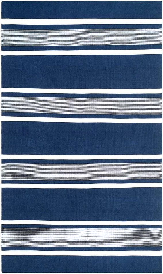 Lauren Ralph Lauren – Hanover Stripe Rug – 5 X 8 – Navy