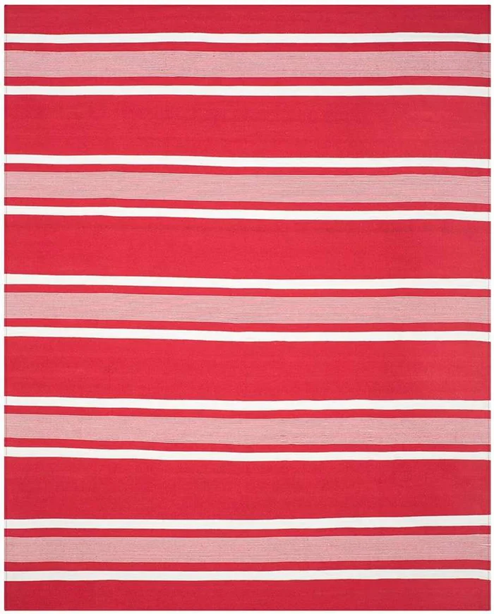 Lauren Ralph Lauren – Hanover Stripe Rug – 9 X 12 – Red