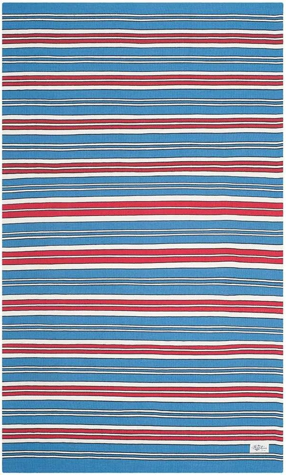 Lauren Ralph Lauren – Leopold Stripe Rug – 5 X 8 – Royal Blue