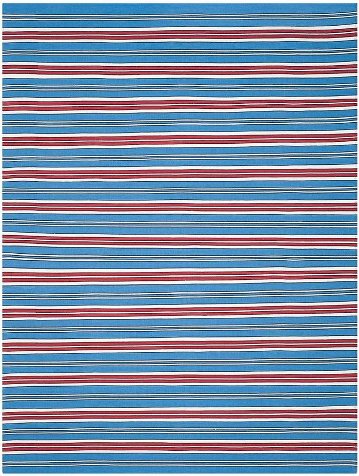 Lauren Ralph Lauren – Leopold Stripe Rug – 8 X 10 – Royal Blue