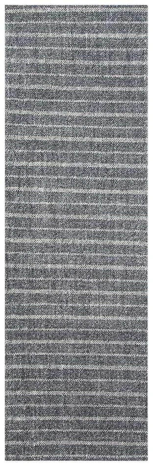 Lauren Ralph Lauren – Miles Stripe Rug – 2-6in X 8 – Charcoal