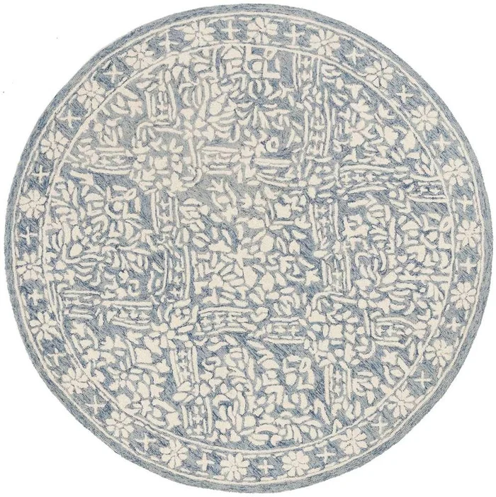 Lauren Ralph Lauren – Olivier Rug – 3 X 3 Round – Blue / Ivory