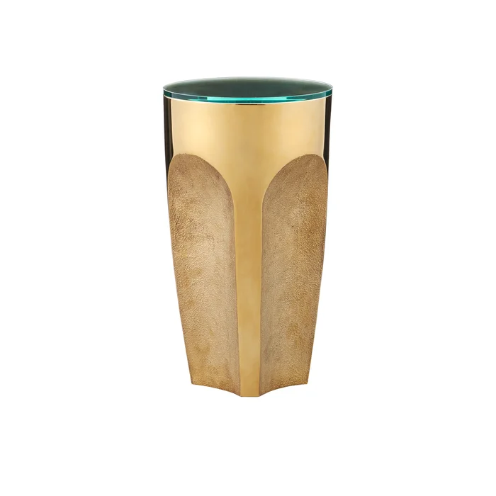 Lemy Brass Drinks Table