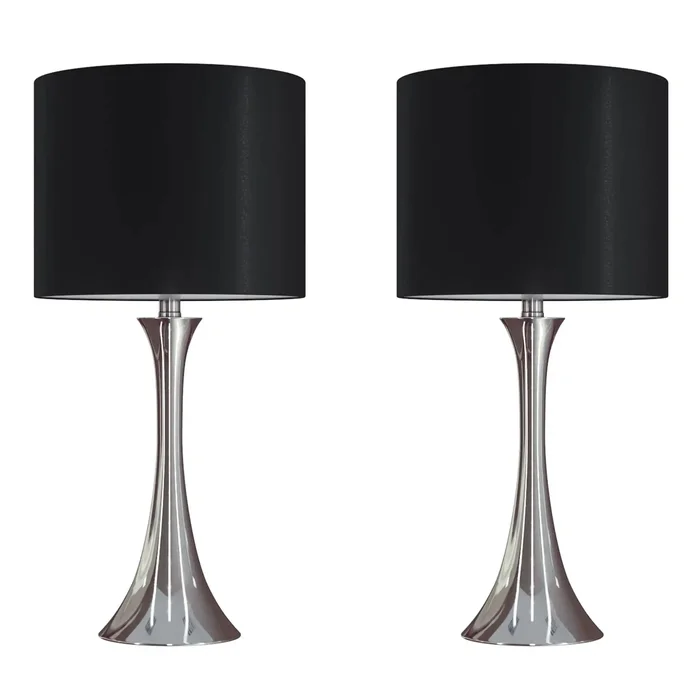 Lenuxe – Contemporary Modern Design Table Lamp (Set of 2)