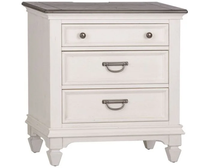 Liberty Furniture Allyson Park Nightstand with Charging Station