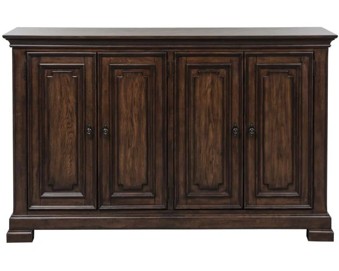 Liberty Furniture Armand Buffet in Antique Brownstone