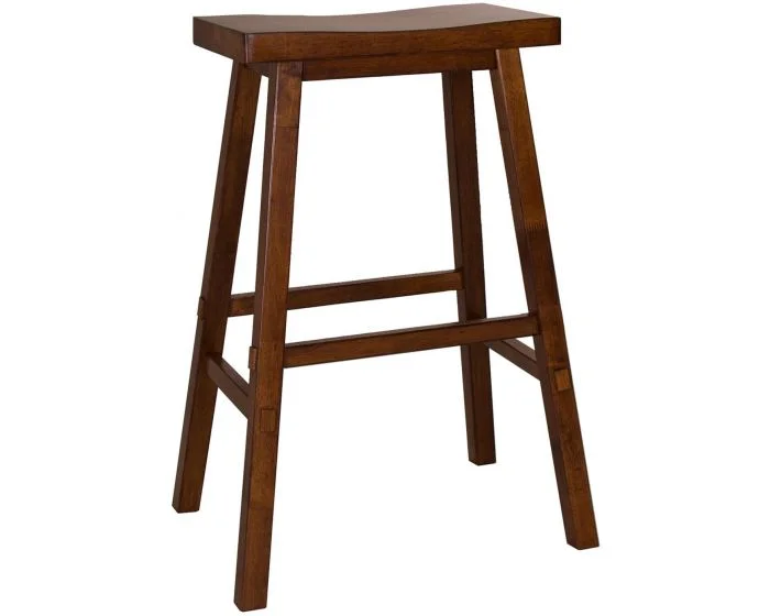 Liberty Furniture Creations II 30″ Sawhorse Barstool in Tobacco