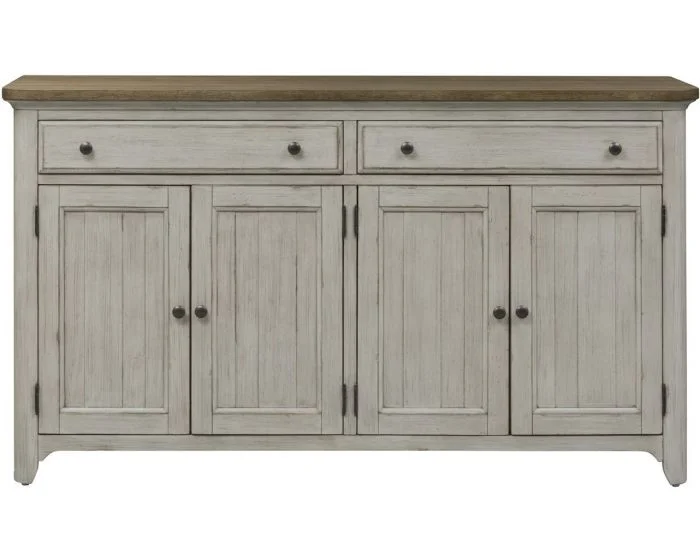 Liberty Furniture Farmhouse Reimagined Server in Antique White