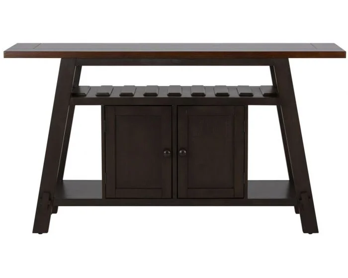 Liberty Furniture Lawson Server in Light/Dark Espresso