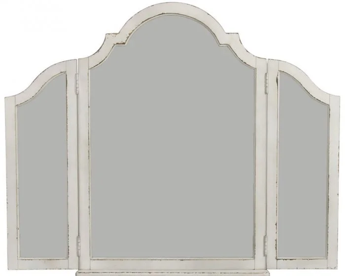 Liberty Furniture Magnolia Manor Vanity Mirror in Antique White