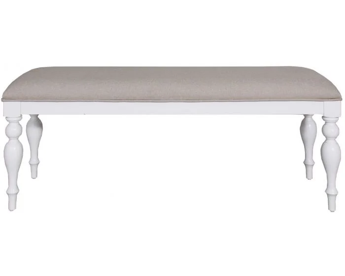 Liberty Furniture Summer House Bench in Oyster White