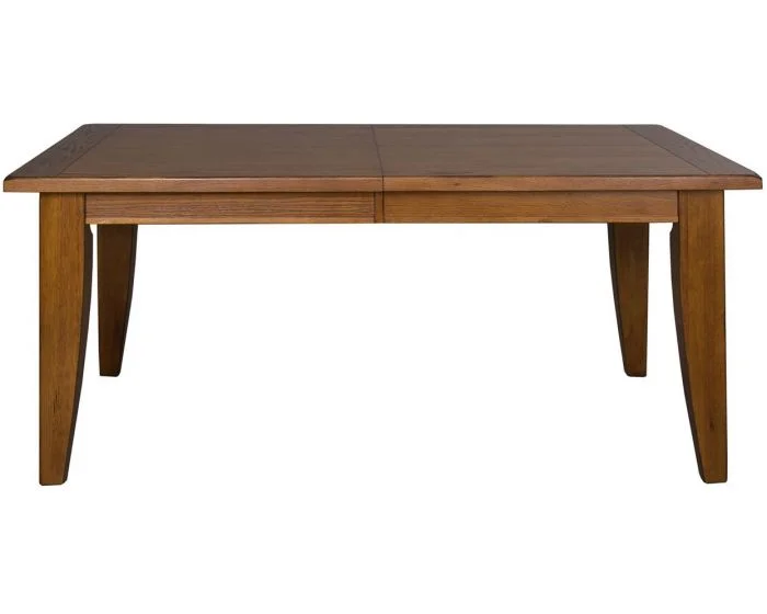 Liberty Furniture Treasures Rectangular Leg Dining Table in Rustic Oak