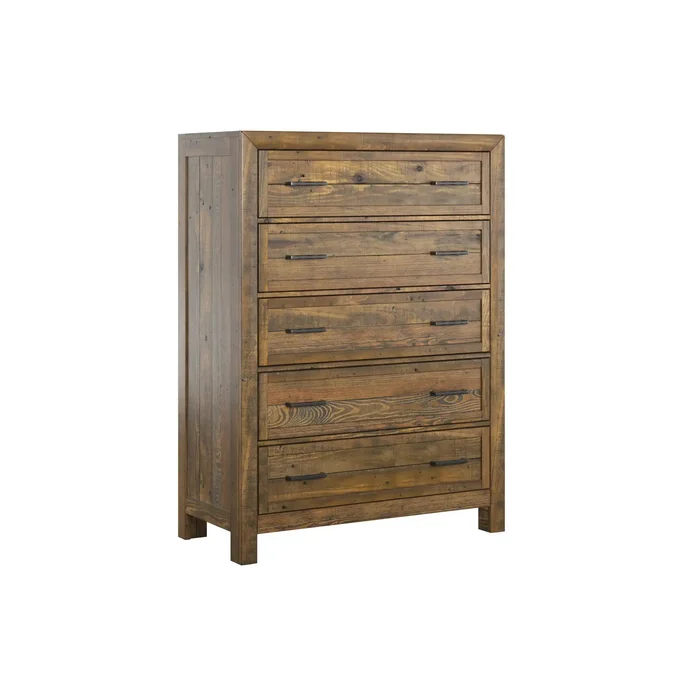 Lisque – 5 Drawer Chest – Brown