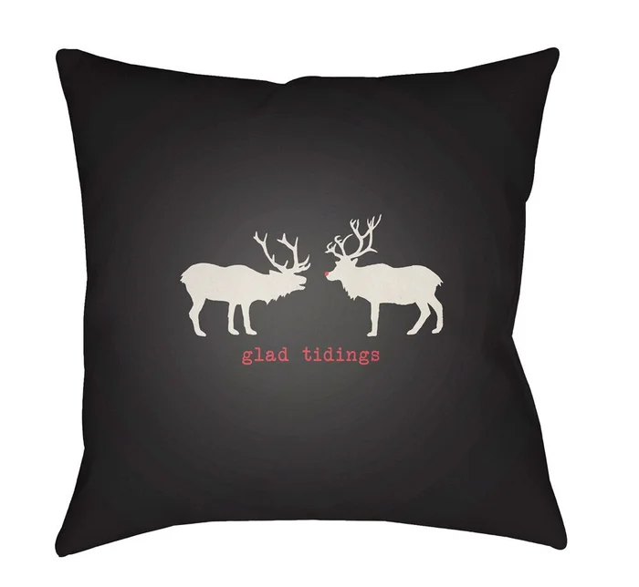 Livabliss – Reindeer 18inLx18inW Accent Pillow – HDY081-1818