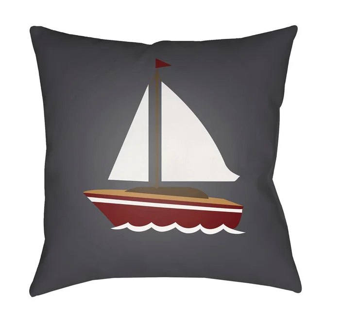 Livabliss – Sail 18inLx18inW Accent Pillow – LAKE010-1818