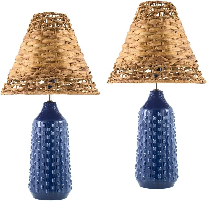 Livabliss – Tatogga Accent Table Lamp – Blue – TGA002-SET