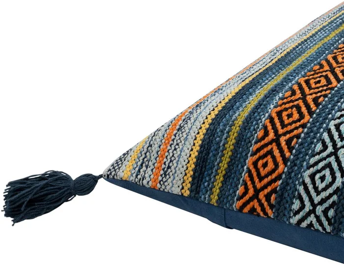 Livabliss – Trenza 18inLx18inW Accent Pillow – With Down Insert – TZ005-1818D_CLOSEOUT