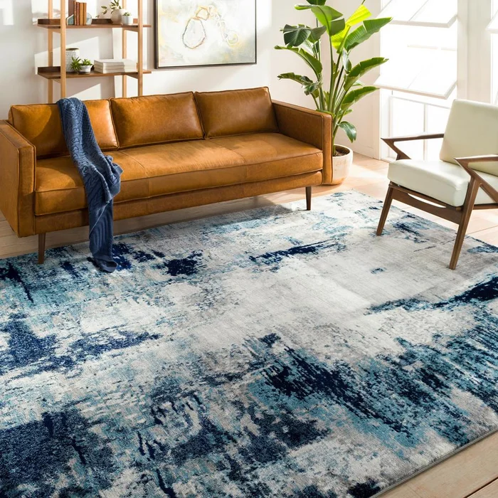 Livabliss – Wanderlust 67inx67in Machine Woven Rug – WNL2309-67SQ