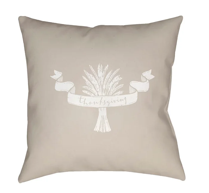 Livabliss – Wheat 20inLx20inW Accent Pillow – WHEAT003-2020