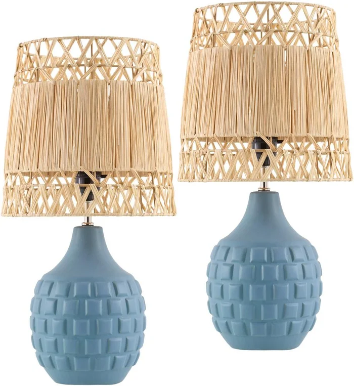 Livabliss – Wisterian Accent Table Lamp – Cream – WST002-SET