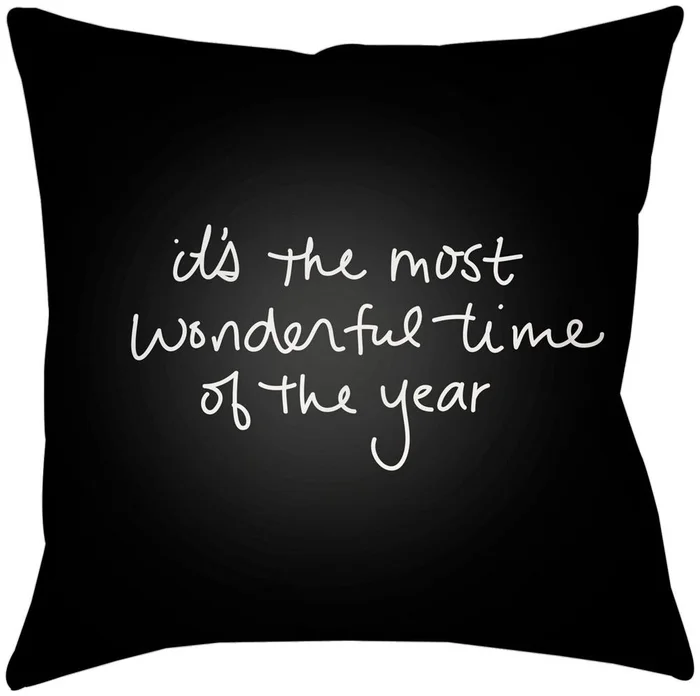Livabliss – Wonderful Time 16inLx16inW Accent Pillow – PHDWT001-1616