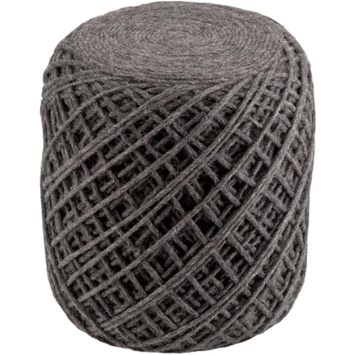 Livabliss – Xena Pouf – Charcoal – XAPF003-161618