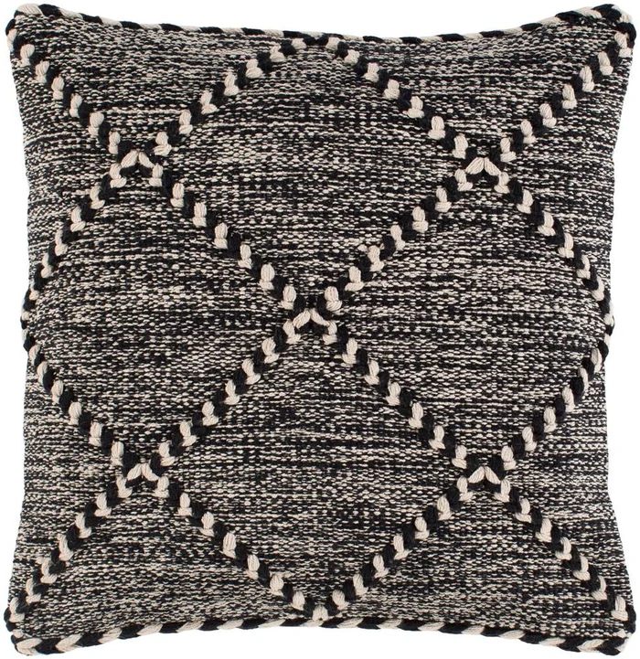 Livabliss – Zanafi 20inLx20inW Accent Pillow – With Poly Insert – ZNF001-2020P