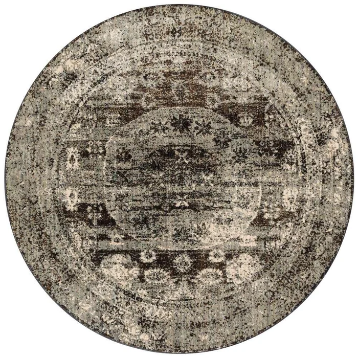 Loloi – Anastasia Granite 5-3in x 5-3in Round Area Rug – ANASAF-03GN00530R