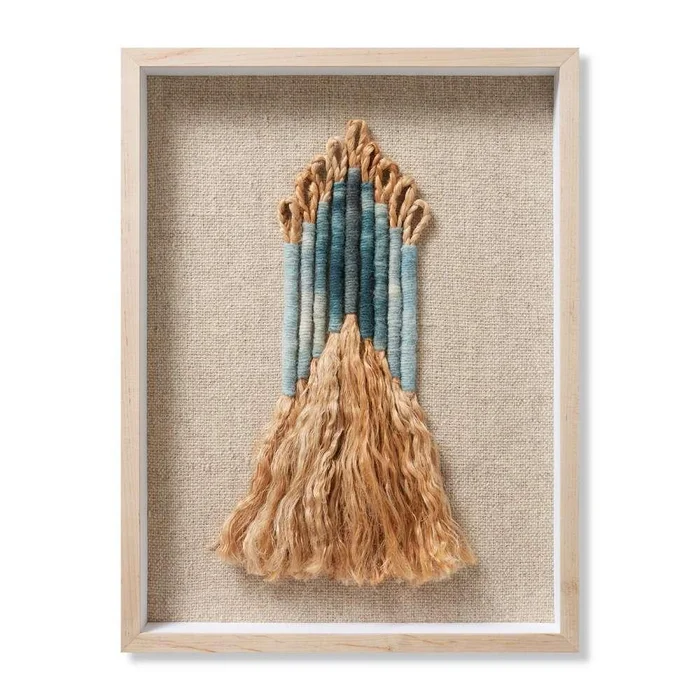 Loloi – Ashley Beige / Blue 1-7in x 2-1in Wall Art – AW0421ASHLEBEBBA020