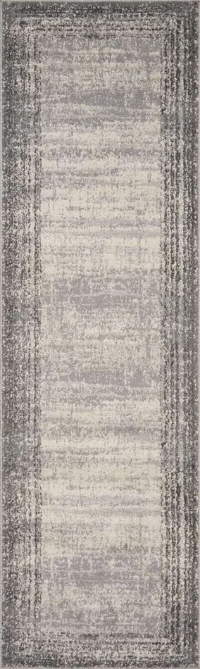 Loloi – Austen Pebble / Charcoal 2-4in x 10 Runner Rug – AUSTAUS-02PPCC24A0