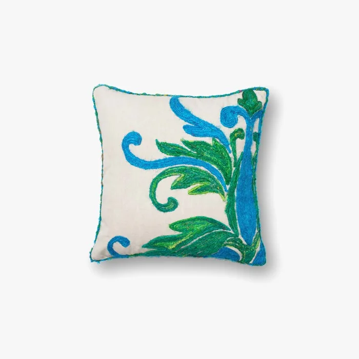 Loloi Pillows P0232 Green / Blue