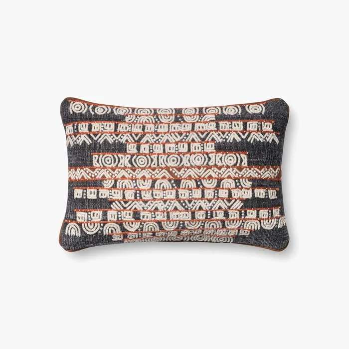 Loloi Pillows P0378 Blue / Rust