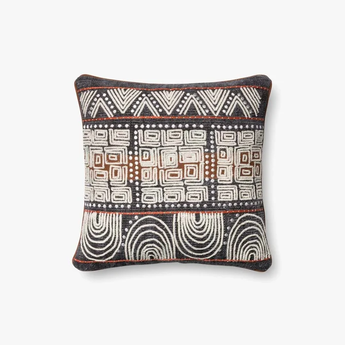 Loloi Pillows P0379 Blue / Rust