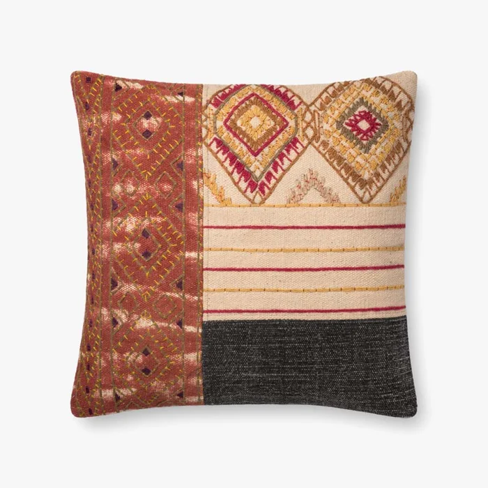 Loloi Pillows P0679 Rust / Grey