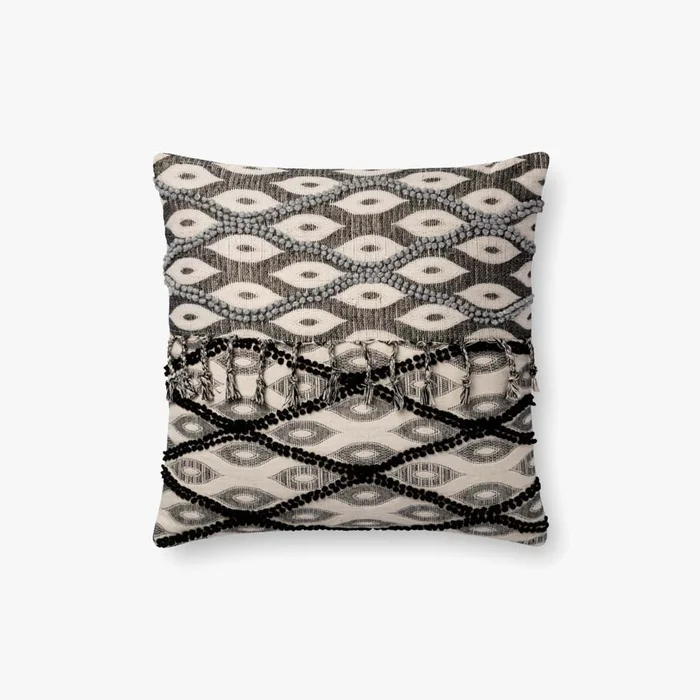 Loloi Pillows P0698 Black / White