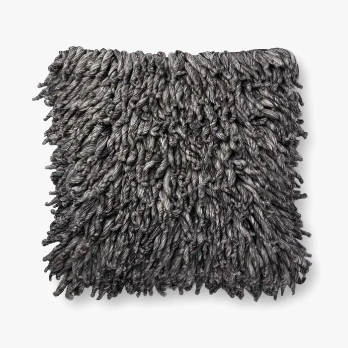 Loloi Pillows P0802 Charcoal